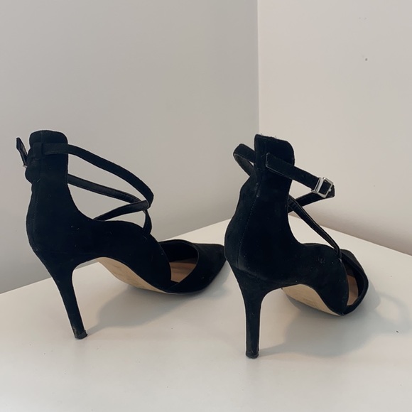 Call it spring black ankle strap heels - Picture 3 of 5